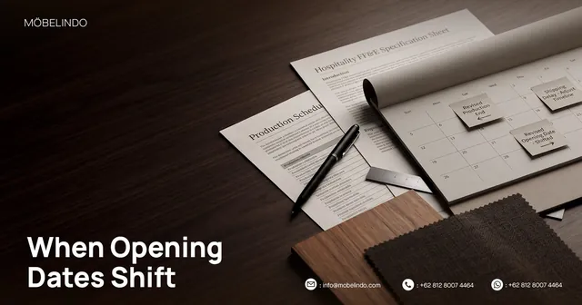 What Happens When Your Hospitality Opening Date Shifts? A Practical Q&A for FF&E Timeline Management