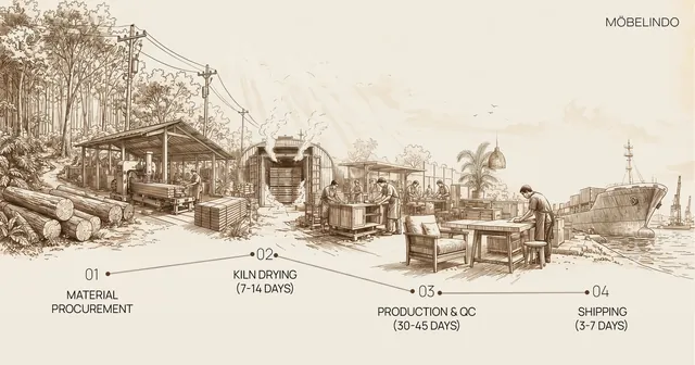 What Is the Real Lead Time for Indonesian Hospitality Furniture? A Component-Level Q&A